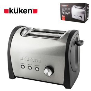 Produto 2 - TORRADEIRA KUKEN 33621  2 ABERT. 800W INOX