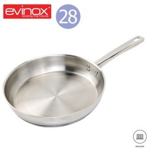 Frigideira evinox 28cm  inox induçao