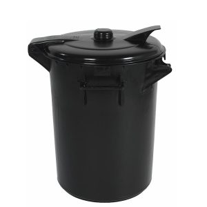 Contentor lixo 622  80l preto