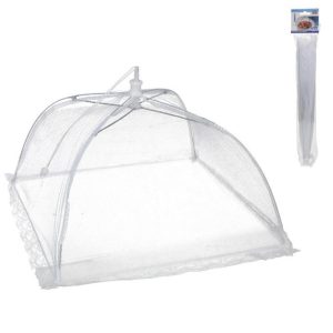 Cobre alimentos 42219 rede 32cm plst branco